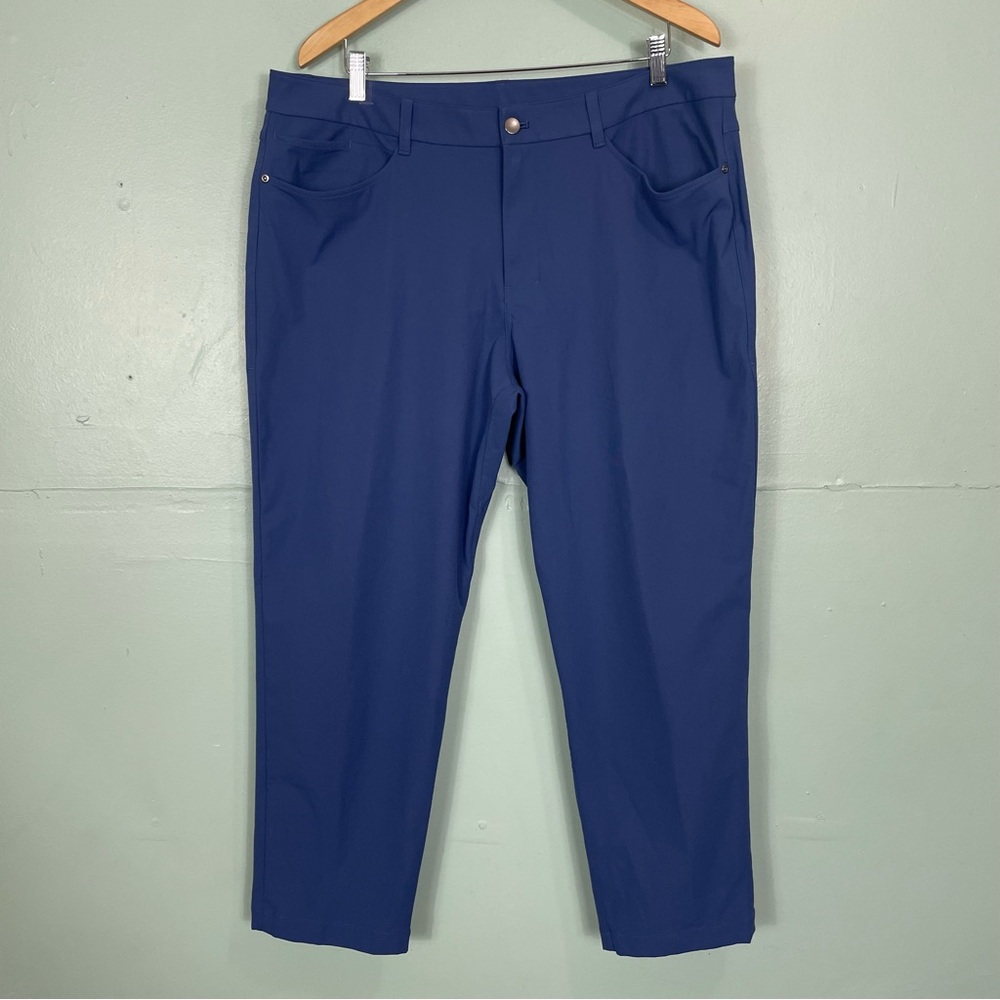 Lululemon ABC Classic-Fit 5 Pocket Pant Warpstreme Men Size 38 Chino Blue